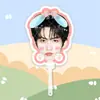 Zhou Keyu Placa de Sinalização de Fã com Cabeça Grande em Forma de Leque Fã de Concerto Mercadoria Estilo Igual do Tiktok