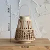 Lanternas estilo chinês tradicional, lanternas de bambu de mão, lanternas de rattan, decorações de mesa, decorações festivas, adereços para fotos