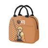Mochila Escolar con Diseño de Anime, Mochila de Viaje, Lonchera, Estuche para Lápices, Set de Tres Piezas para Estudiantes de Primaria y Secundaria, con Estampado