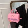 Bolsa Baguete Casual Simples da Moda 2025 Novo Estilo de Verão Bolsa de Ombro Transversal Feminina Bolsa Quadrada Pequena para Mulheres