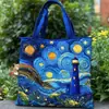 Bolso de Mano con Estampado de Moda Trendy para Mujer Bolso de Hombro Bolso Tote Acolchado Nuevo Producto Transfronterizo 3D Temu Amazon