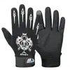Guantes de Ciclismo de Pantalla Táctil para Primavera y Otoño, Dedos Completos y Medios, Motocicleta, Bicicleta de Montaña Eléctrica, Dedos Largos, Dedos Divididos, Equipo para Hombres, Diseño Reflectante