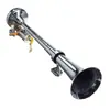 Buzina de Ar para Carro 12V Liga Tubo Longo Buzina de Ar 17 polegadas Apito de Ar Elétrico de Tubo Único Barco Caminhão Buzina Modificada