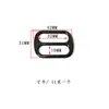 Accesorios de Ferretería para Bolsos Diámetro Interior 16-38 mm Aleación de Zinc Alambre Plano Hebilla Japonesa Hebilla de Ajuste para Correa de Bolso Fundición a Presión Sin Aguja