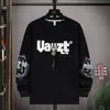 Moletom Masculino, Estilo Primavera e Outono, Gola Redonda, Marca da Moda Roupas Masculinas, Novo Top Masculino de Manga Longa, Roupa de Primavera Sem Capuz de Outono, Em Estoque