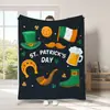Nuevo St de Venta Caliente Transfronterizo Amazon Temu. Manta del Día de San Patricio Manta Navideña Manta de Regalo Festivo