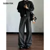 Calça Social Casual Elegante de Caimento Fluido Estilo Coreano Masculina Moda Outono 2026 Alongadora de Pernas Reta Tendência