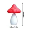 3DCT112 Pegatina Magnética 3D de Hongo Transfronteriza para Refrigerador Creativa Hongo Rojo Hongo Marrón Pegatina Magnética para Refrigerador
