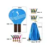 Conjunto de Raquetes de Badminton Zhenxuan Peteca Peteca Raquete Raquete de Paddle para Crianças Raquete de Paddle Indoor Ping Pong Badminton Bola Three Mao com Raquete