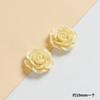 Accesorios de resina de rosas de colores simulados, pegamento en crema, horquilla para el cabello hecha a mano, material de parche de joyería