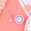 Llavero de Reloj de Dibujos Animados en Stock Lindo Colgante para Mochila de Estudiante Reloj con Manecillas Luminosas Reloj Electrónico para Examen