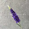Flor Artificial de un Solo Tallo Delphinium Jacinto Decoración de Piso para Bodas Flores Decoración de Salón de Bodas Arte Floral Ramo de Flores Artificiales