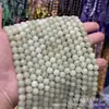 Pedra natural explosiva cor jade contas soltas contas redondas de jade otimizado acessórios para pulseira de joias semiacabadas fábrica atacado jade