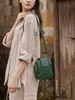 Bolsa de Teléfono Móvil de Cuero Genuino, Mini Bolsa Pequeña, Bolso de Mujer, Tendencia Caliente 2026, Moderno y Súper Popular, Bolso Cruzado de Hombro de Piel de Vaca de Primera Capa