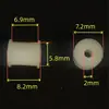Estrutura de polia de correia, núcleo de eixo de polia de correia de plástico, acessórios para gravador de fita, material polimérico POM, resistente ao desgaste