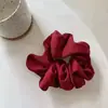 Scrunchie Retro Estilo Coreano com Estampa de Leopardo para Mulheres, Novo Elástico de Cabelo Versátil, Corda Grande para Rabo de Cavalo Baixo, Elegante Acessório de Cabelo