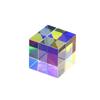 Direto da Fábrica Apanhador de Sol de Cristal cubo base quadrada peso de papel gravação interna a laser artesanato de impressão colorida ornamentos
