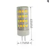 Bombillas LED G4 Tipo Mazorca Cerámica 220V 12V Pines Bombilla G4 Alto Brillo Sin Parpadeo