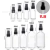 Botella dispensadora de aceite esencial 10 ml botella de aceite esencial vidrio transparente con cabezal de bomba botella pulverizadora de aceite esencial botella vacía de alta gama