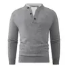 Suéter Outono Inverno Transfronteiriço Estilo Old Money Gola Redonda Cor Sólida Falso Duas Peças Tricô Simples Moda Camisa Camada Base Grossa Quente
