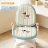 Funda de Silla de Estudio Linda de Dibujos Animados para Niños, Funda de Asiento para Taburete de Doble Respaldo, Funda de Silla de Estudio para Estudiantes, Funda Protectora Desmontable para Silla Giratoria