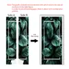 Pegatinas de Puerta Autoadhesivas Transfronterizas con Ciervo Estilo Chino, Pegatinas de Pared Removibles para Renovación de Casa de Alquiler, Venta al por Mayor por Fabricante, Dropshipping