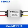 Módulo reductor DC-DC regulado para coche de 15-60V a 12V Convertidor de potencia DC de 24V36V48V a 12V