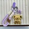 Oro Puro 999 Koala Seguro y Feliz Colgante para Teléfono Móvil Llavero Dibujos Animados Lindo Colgante para Bolso de Teléfono Móvil