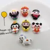 Desenho Animado Fofo Oito Companheiros da Jornada ao Oeste, Sun Wukong Patch de Resina DIY Cola de Creme Acessórios de Cabelo, Grampo de Cabelo, Materiais para Pingente de Sapato Crocs
