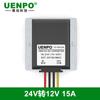 Reductor de voltaje de 24 V a 12 V CC, módulo reductor de potencia regulada de 15-40 V a 12 V para monitoreo de vehículos