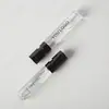 Muestra pequeña 1.5ml 2ml Botella de perfume francesa botella rociadora mini botella de prueba transparente botella rociadora de bayoneta
