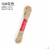 Hilo de Algodón Retorcido a Mano Estilo Xizang 10m / Pulsera de Borla Tejida a Mano con Cuentas, Cordón de Algodón No Elástico