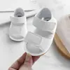 Sandalias de verano casuales Hansheng para bebé, zapatos para niño pequeño de 0 a 1 año, suela de goma, zapatos antideslizantes para bebé
