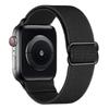 Correa universal unisex de nailon elástico de color sólido para Apple Watch iwatch7, tallas 2 a 6 SE.