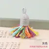 Hilo de algodón borla pequeña Wen jugar joyería multicolor hecha a mano accesorios DIY orejas colgantes para bolsa estilo étnico de Tíbet orejas colgantes venta al por mayor