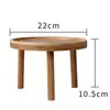 Soporte para Flores Base de Maceta de Cerámica Estante para Flores Soporte para Acuario Jarra de Vino Adorno Creativo Soporte para Comedero de Gato y Perro Mini