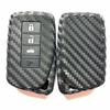 [Ventas Directas de Fábrica y Estilos Completos] Funda de Silicona para Llave con Patrón de Fibra de Carbono, Bolso para Llave Específico para Coche Transfronterizo