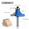Fresa de 6 Lâminas Fresa de Canto Redondo com Haste de 1/4 Fresa para Ranhuras Cabeça de Corte para Máquina de Acabamento Fresa Fresa de Aço Tungstênio Fresa de Liga de Aço Tungstênio Especificações Completas