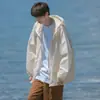 Ropa Protectora Solar con Capucha de Marca de Moda Estilo Japonés para Hombre Verano 2023 Nueva Moda Casual Transpirable Fina para Pareja Ropa Protectora Solar de Moda