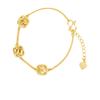 Shagin Ins Feng Shui Onda Cuadrilátero Geométrico Pulsera Anillo Pendientes Moda Lujo Ligero Elegante Vintage Primera Joyería
