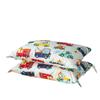 Funda de almohada infantil con orejas de oso estampadas de algodón, divertida y bonita, de 30 x 50 cm, producto único, de 40 x 60 cm.