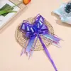 30# Tamanho Médio Filme Arco-Íris Gaze Flor Puxada à Mão Flor Puxada Festival de Natal Embalagem de Presente Decoração de Laço Fita Colorida