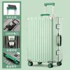Maleta de Viaje de Color Maleta con Ruedas Multifuncional Maleta Caja con Contraseña Recargable Rueda Universal Equipaje Marco de Aluminio Equipaje de Mano