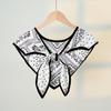 Nuevo estilo, estilo extranjero, punto fino, estilo chino, pequeño chal para mujer, cuello falso de alta gama, decoración para habitación con aire acondicionado.