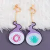 Comercio Exterior Tierra-Atado Niño Hanako Jun Aretes Cos Teca Acrílico Creativo Animación Accesorios Periféricos