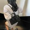 Bolso de Mano de Color Contrastante para Mujer 2025 Nuevo Textura Combinable Estilo Occidental Bolso Tote Francés para Viajar de Alta Gama Bolso Cruzado