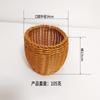 FONTE fabricante panela quente cesta de legumes almôndega cesta imitação Rattan cesta de drenagem tecida cesta