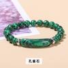 Europa e Estados Unidos pulseira de Cristal em Pó Ponte Cruzada pulseira de pedra Olho de Tigre verde Dongling joias simples da moda atacado