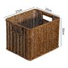 Cesta de Almacenamiento para Revistas de Estudio en Casa Estilo Japonés Caligrafía y Pintura Estante de Almacenamiento para Vino Tinto Estilo Europeo Cesta Tejida para Snacks y Comestibles Cesta para Ropa Sucia