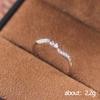 Cao Shiwish Nuevo Anillo Creativo de Hoja de Sauce de Cobre para Mujer Moda Europea y Americana Anillo de Cola Anillo de Compromiso Joyería